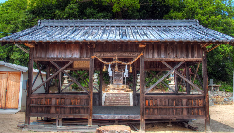 浦崎町道越の厳島神社（うらさきちょうみちごえのいつくしまじんじゃ） Urasaki Itsukushima Shrine