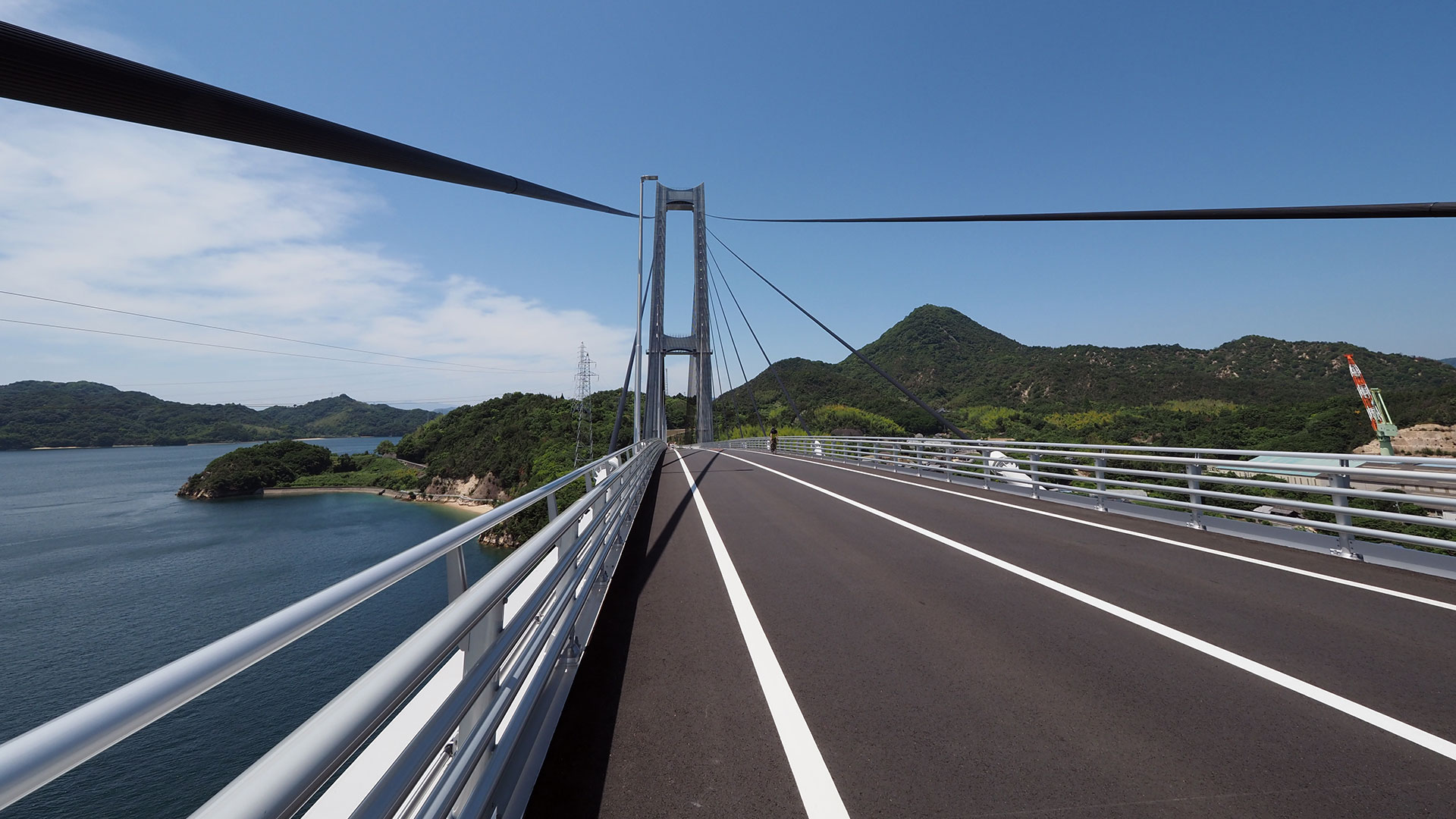 岩城島と生名島（いきなしま）を結ぶ岩城橋（いわぎはし）は2022年3月20日に完成し、これにより「ゆめしま海道」は全線開通しました。