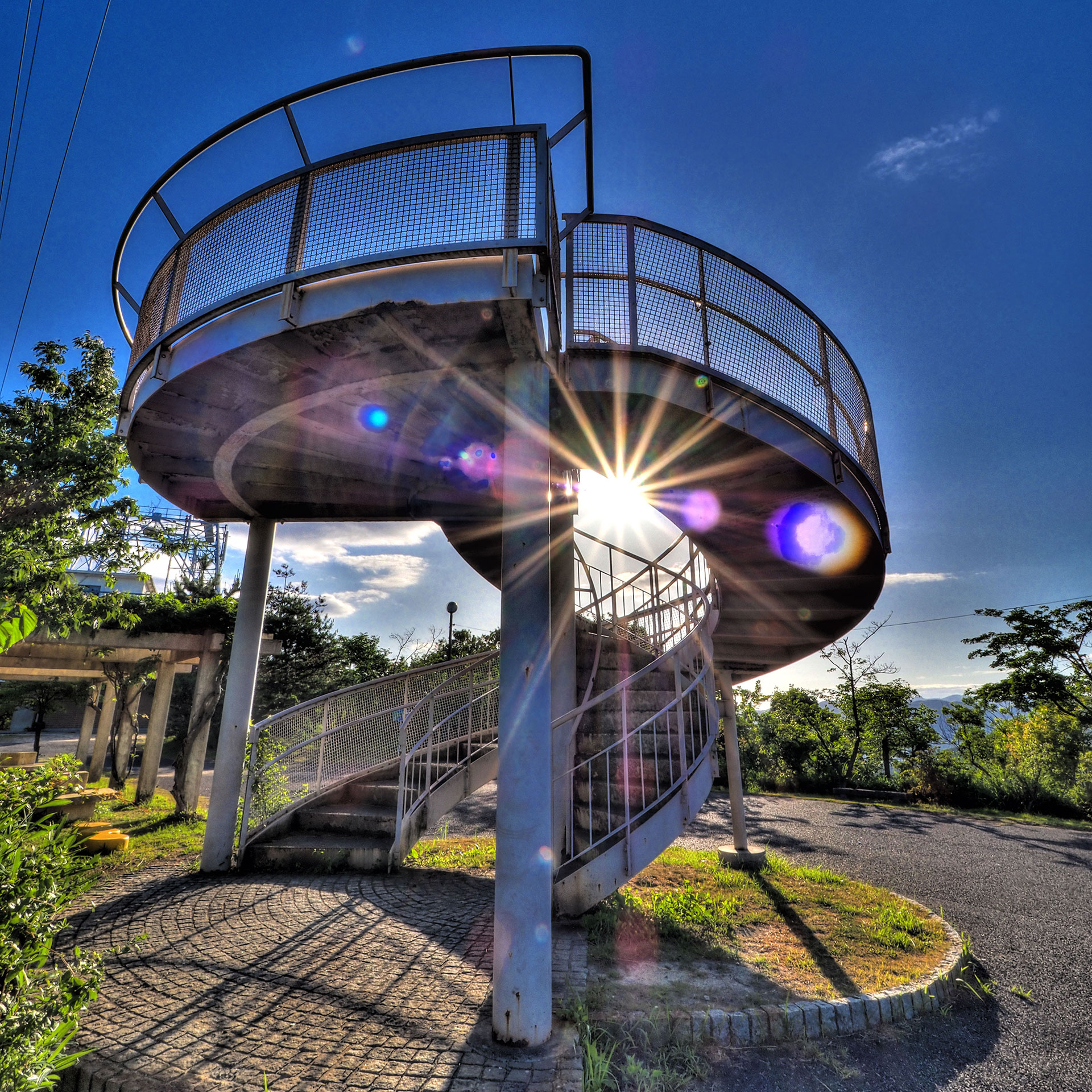 スパイラルデッキ展望台 Spiral deck observatory